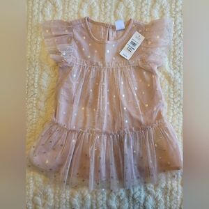 GAP Baby Shimmer Dot Tulle Dress NWT | 6–12M | Easter Dress | $39.99 Tag